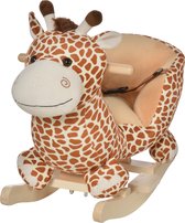 HOMCOM Schommelpaard schommeldier schommelstoel babyschommel speelgoed kinderen 330-006