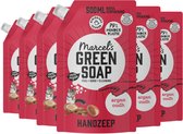 Marcel's Green Soap Handzeep Argan & Oudh navulling - 6 x 500 ml