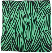 Emilie scarves - sjaal - bandana - zebra - katoen - groen