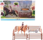 Paarden medium speelset 2 assorti