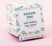 Doiy Kaartspel 30 Day Dankbaarheid 20 Cm Papier Wit/groen