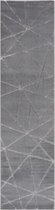 Magic Floor - Tapijt - Vloerkleed - PERA 0402A - Grijs - Polyester - (300x80cm)