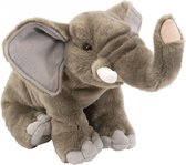 Pluche olifant knuffel 30 cm - Olifanten knuffeldieren - Speelgoed