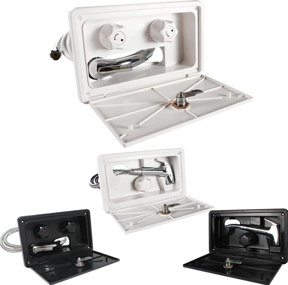 Douchekop Met Slang & Wandhouder Douchepaneel Compact Douchekop