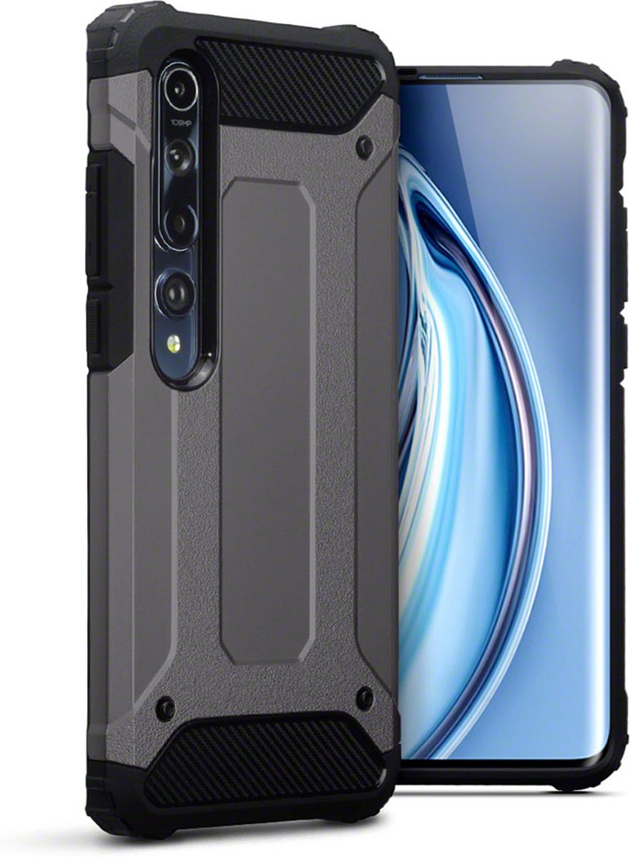 Xiaomi Mi 10 Backcase hoesje - CaseBoutique - Effen Grijs - Kunststof