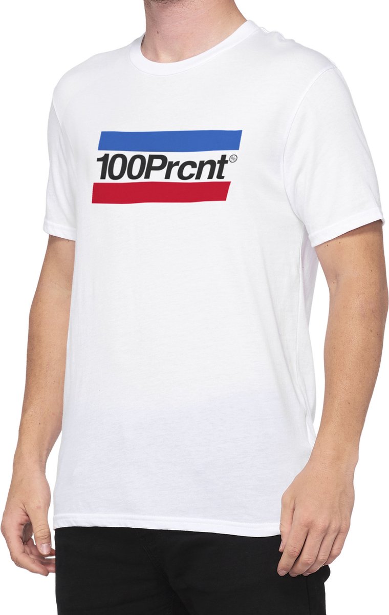 100% T-Shirt Alibi - Wit - M