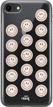 iPhone 7/8/SE 2020 Case - Smiley Double Nude - xoxo Wildhearts Transparant Case