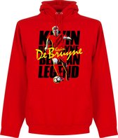 De Bruyne België Legend Hoodie - Rood - Kinderen - 98