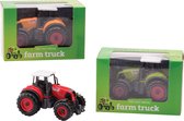 Farm Masters Die-Cast tractor pull-back 3 assorti