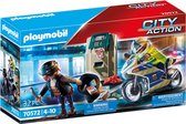Playmobil City Action Politiemotor: achtervolging