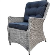 Denza Furniture Elip dining wicker tuinstoel | wicker | Natural Grey