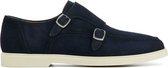 Magnanni Instapper Heren - Instapschoenen / Herenschoenen - Suède   - 24659 - Blauw - Maat 41.5