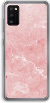 Case Company® - Samsung Galaxy A41 hoesje - Roze marmer - Soft Cover Telefoonhoesje - Bescherming aan alle Kanten en Schermrand