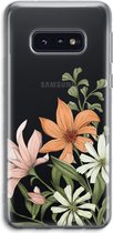 Case Company® - Samsung Galaxy S10e hoesje - Floral bouquet - Soft Cover Telefoonhoesje - Bescherming aan alle Kanten en Schermrand