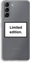 Case Company® - Samsung Galaxy S21 hoesje - Limited edition - Soft Cover Telefoonhoesje - Bescherming aan alle Kanten en Schermrand