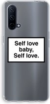 Case Company® - OnePlus Nord CE 5G hoesje - Self love - Soft Cover Telefoonhoesje - Bescherming aan alle Kanten en Schermrand