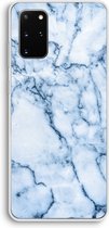 Case Company® - Samsung Galaxy S20 Plus hoesje - Blauw marmer - Soft Cover Telefoonhoesje - Bescherming aan alle Kanten en Schermrand