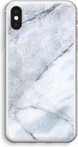 Case Company® - iPhone X hoesje - Witte marmer - Soft Cover Telefoonhoesje - Bescherming aan alle Kanten en Schermrand