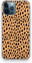 Case Company® - iPhone 12 Pro hoesje - Panter - Soft Cover Telefoonhoesje - Bescherming aan alle Kanten en Schermrand