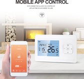 WiFi Slimme Thermostaat - Draadloos - LCD - Programmeerbaar - Temperatuurregelaar - voor verwarming op gasketel - APP Spraakbediening - met RF-ontvanger