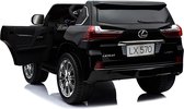 Lexus Elektrische Kinderauto - 2 Zitplaatsen - Krachtige Accu - Afstandsbediening - Veilig Voor Kinderen met Veiligheidsgordel - MP3 Radio - LED Verlichting