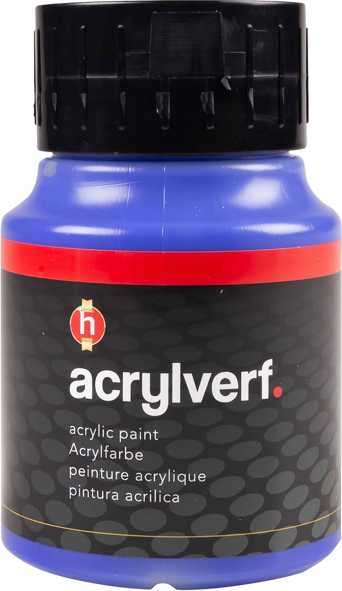Acrylverf – Blauwe Verf – Acrylaatverf – Acrylic paint – Hobbyverf – Knutselen en Verven – Sneldrogend – Ultramarine Blue (#42) – Blauw – Semi Dekkend – Creall Studio – 500 ml