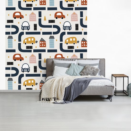 Papier Papier peint photo - Design de Papiers Peints - Garçons - Voiture - Enfants - Largeur 240 cm x Hauteur 260 cm