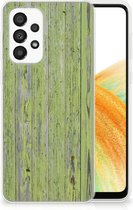 Cover Case Geschikt voor Samsung Galaxy A33 5G Smartphone hoesje Green Wood