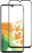 Full Cover Screenprotector Geschikt Voor Samsung Galaxy A33 5G - Volledige Beschermglas - PREMIUM Tempered Glass - 1 stuk