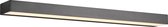 LED Wandlamp - Trinon Rolan - Up en Down - 8W - Warm Wit 3000K - Rechthoek - Mat Zwart - Aluminium