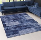 BURANO PATCHWORK DONKERBLAUW VLOERKLEED