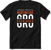 Groningen - Martinistad | TSK Original & vintage | T-Shirt Heren - Dames | Oranje | Perfect Cadeau Shirt | Grappige Spreuken - Zinnen - Teksten | Maat M