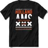 Amsterdam - Holland | TSK Original & vintage | T-Shirt Heren - Dames | Oranje | Perfect Cadeau Shirt | Grappige Spreuken - Zinnen - Teksten | Maat M