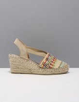 Cypres ozella espadrilles dames beige  2212554 emma amarillo stof 38