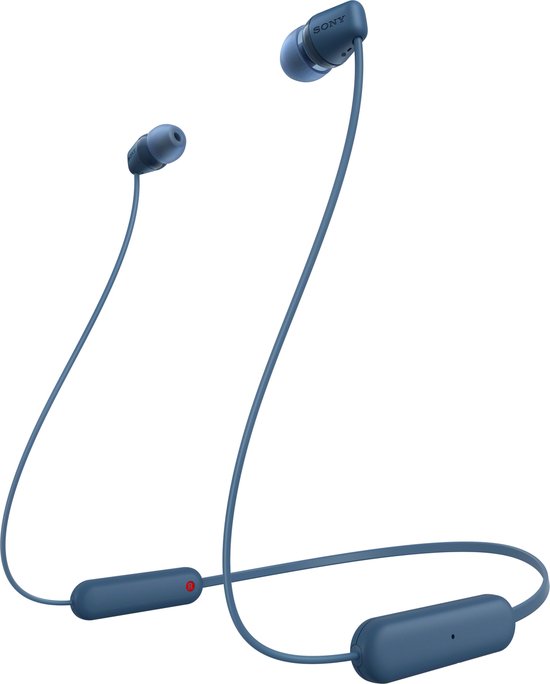 Sony WI-C100 - Draadloze oordopjes - Blauw