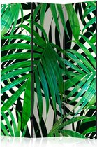 Walljar - Vouwscherm - Tropical Leaves [Room Dividers]
