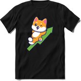 Shiba inu stock T-Shirt | Crypto ethereum kleding Kado Heren / Dames | Perfect cryptocurrency munt Cadeau shirt Maat 3XL