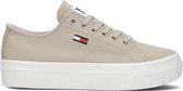 Tommy Jeans Tommy Jeans Flatform Sneaker Lage sneakers - Dames - Beige - Maat 42