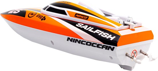 Ninco RC Nincocean Sailfish Boot 24x9x8 cm Oranje/Zwart - Ninco