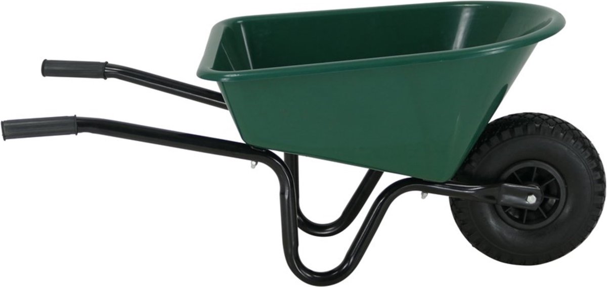 MM Eurotool Kinderkruiwagen Metaal met Kunststof Bak - Groen — afbeelding 5