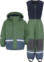 Didriksons - Waterdichte regenset voor kinderen - Boardman kids 6 - Groen - maat 130 (128-134cm)