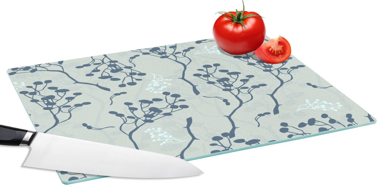 Glazen Snijplank - 39x28 - Patronen - Tuin - Takken - Snijplanken Glas