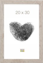 Deknudt Frames fotolijst S45RH1 - naturel - grijs - hout - 20x30 cm