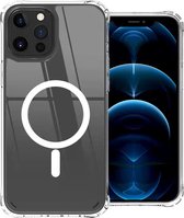 iPhone 13 Pro Max Anti-Shock Hoesje met MagSafe - Doorzichtig - Extra Dun - voor Apple Oplader - Apple iPhone 13 Pro Max - Transparant