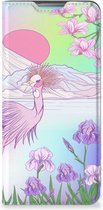 Telefoonhoesje Geschikt voor Samsung Galaxy A53 Wallet Bookcase Vogel