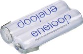 Panasonic eneloop Reihe F1x2 Accupack Aantal cellen: 2 Batterijgrootte: AAA (potlood) Z-soldeerlip NiMH 2.4 V 750 mAh