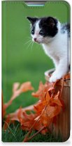 Hoesje Geschikt voor Samsung Galaxy A53 Flip Case Kitten