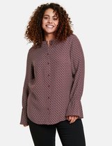 SAMOON Dames Blouse met volants aan de mouwen
