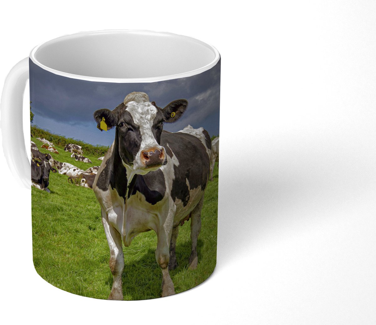 Mok - Koffiemok - Koeien - Dieren - Fries - Mokken - 350 ML - Beker - Koffiemokken - Theemok