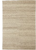 MOMO Rugs - MOMO Rugs Woolcable Grey Brown - Wollen vloerkleed - 200x300 cm - Rechthoekig - Laagpolig, Structuur Tapijt - Industrieel, Scandinavisch - Beige, Bruin, Taupe